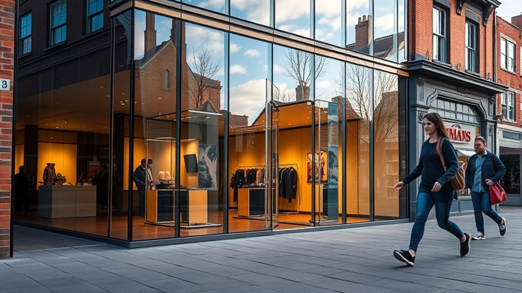 Shop Front Glazing Nightingale Triangle